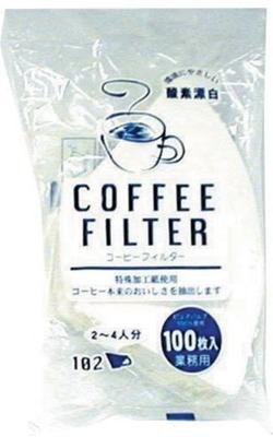Witte Koffiefilters F102, voor 2-4 personen, 100 stuks, 2447