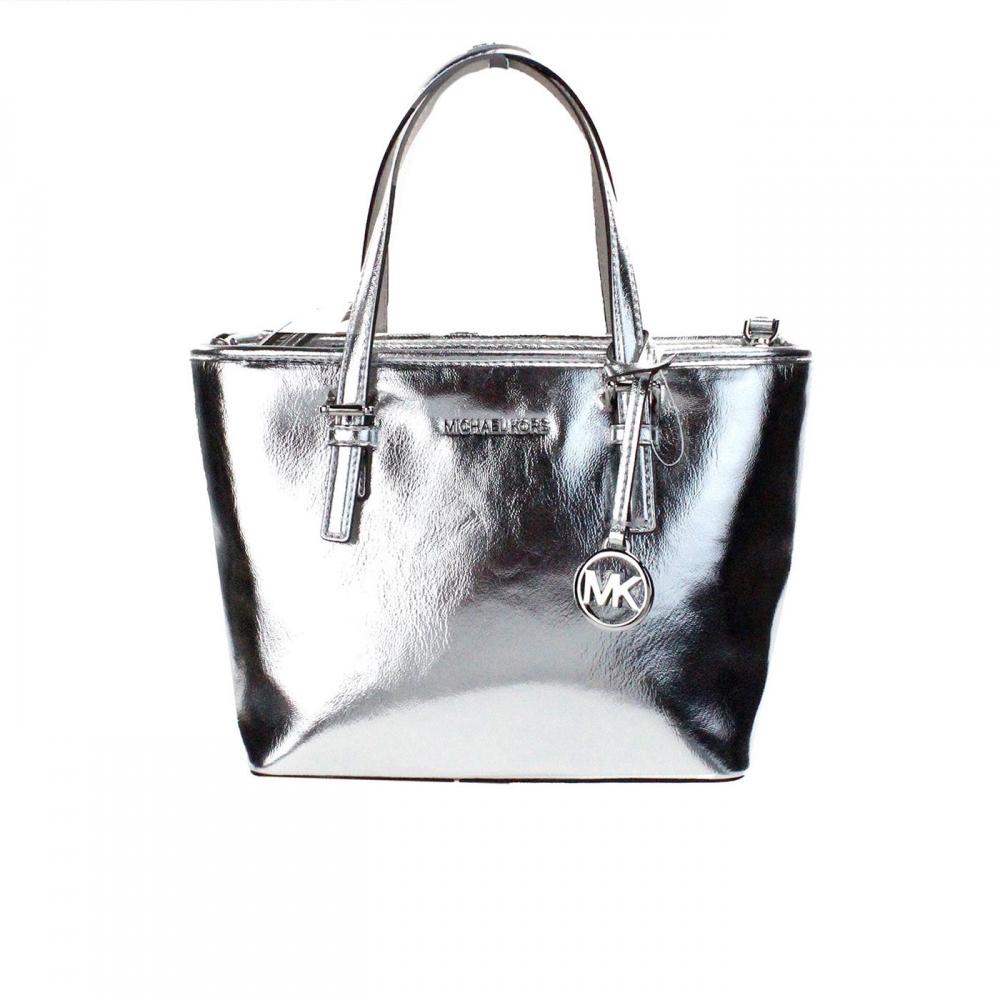 

Michael Kors Jet Set Metallic XS Carryall Top Zip Tote Bag Женский кошелек мульти