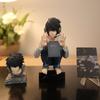 15cm/6 Inch Death Note L Lawliet Figure Squatting Pose Dual Heads GK Statue Anime Model Toy Desktop Ornament PC Case Decor Gifts