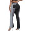 2026 Women's European American Flare Wide-Leg Jeans with Patchwork Elastic Fashion