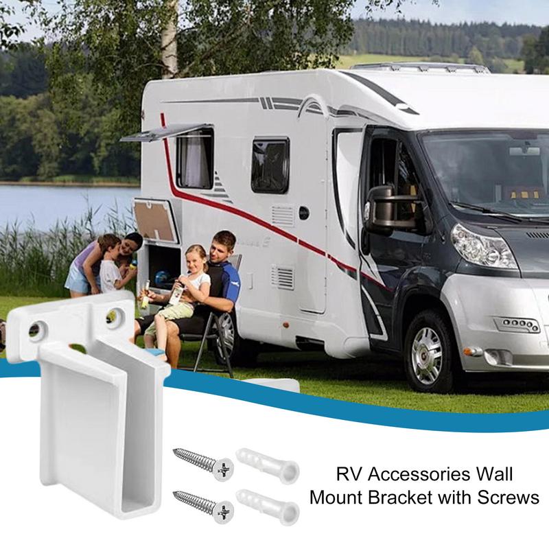 RV Wardrobe Rod Bracket Precise Fit High-Strength Drape Rod Bracket Hardware For Touring Camping Travel Vacation Adventures