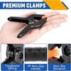 Spring Clamps Heavy Duty For Woodworking, Backdrop Clips, Balloon Arch 3in Plastic Small Clamps Photography Studio Carpenter
