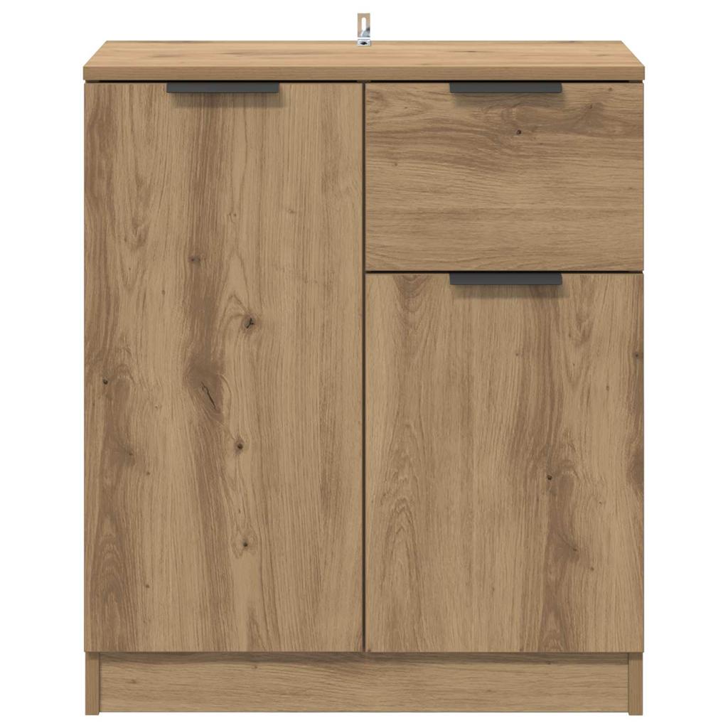 Artisan Oak Sideboard 60 x 30 x 70 cm Particleboard