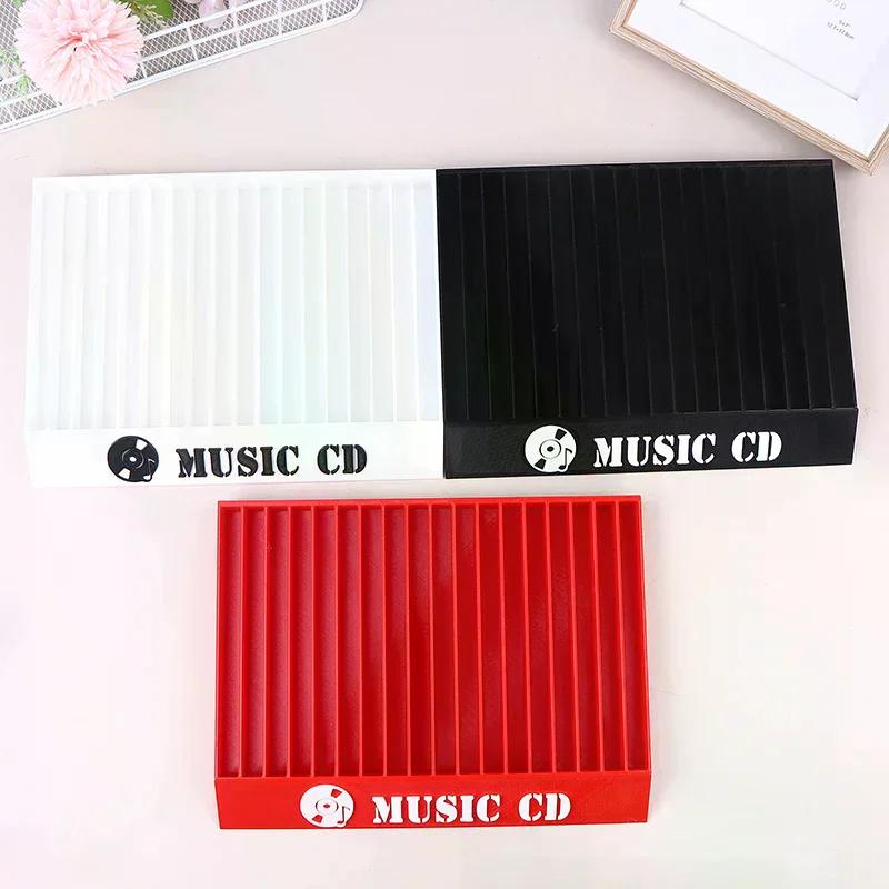 Minimal Style CD Shaped Disc Storage Stand with 18 Compartments