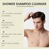 Men's Triple-Action Shower Shampoo 50ml Per Bottle, with Premium Perfume Formula, Deep Cleansing, Long-lasting Fragrance, Instantly Cleanses