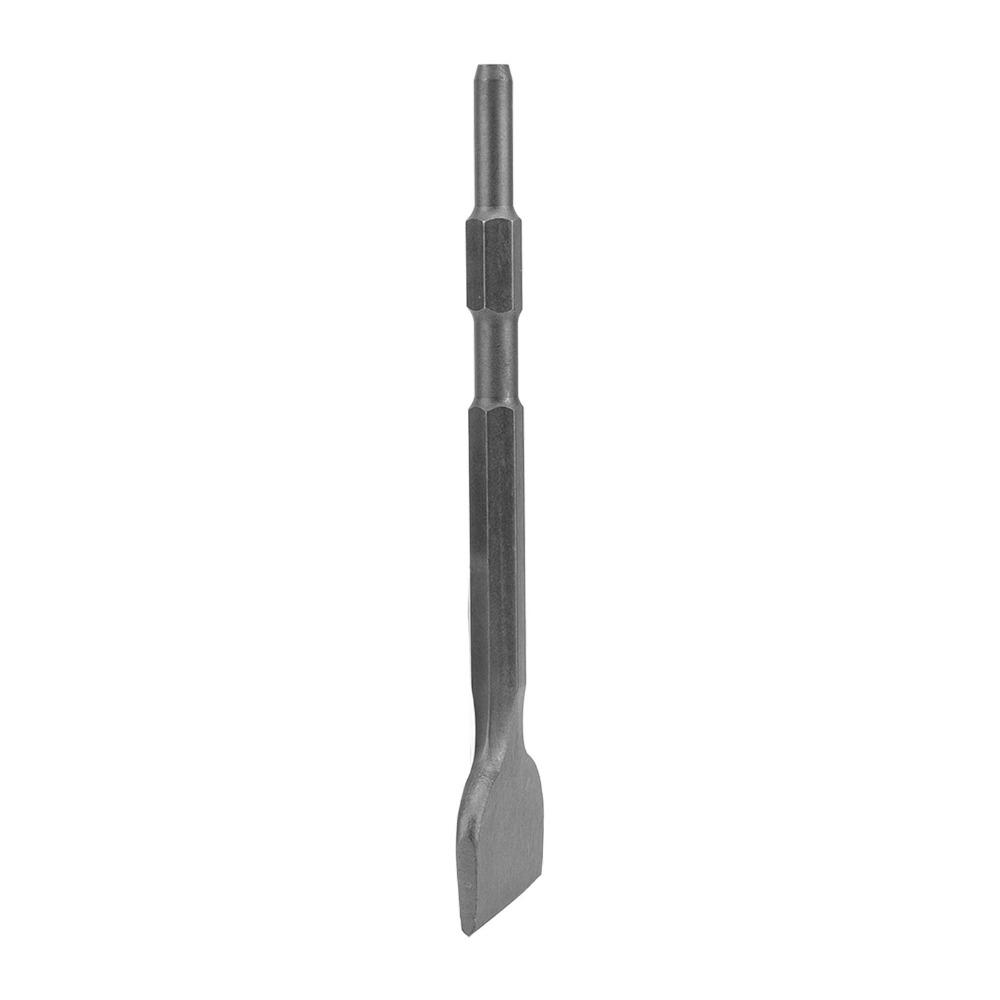 Wide Flat Edge Grooving Chisel 40Cr Alloy Steel Masonry Chisel Bit For Hammer Drill