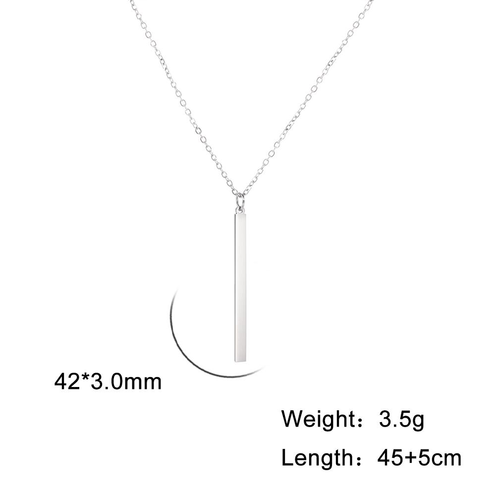 My Shape Lightning Necklaces For Women Tooth Mountain Heart Stainless Steel Necklace Choker Fashion Jewelry Gifts For Girlfriend