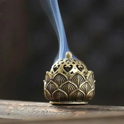 Boeddhistische Benodigdheden Wierookbrander Lotus Wierookvat Archaïsche Koperlegering Sandelhout Huisinrichting Huis Kantoor Decoratie