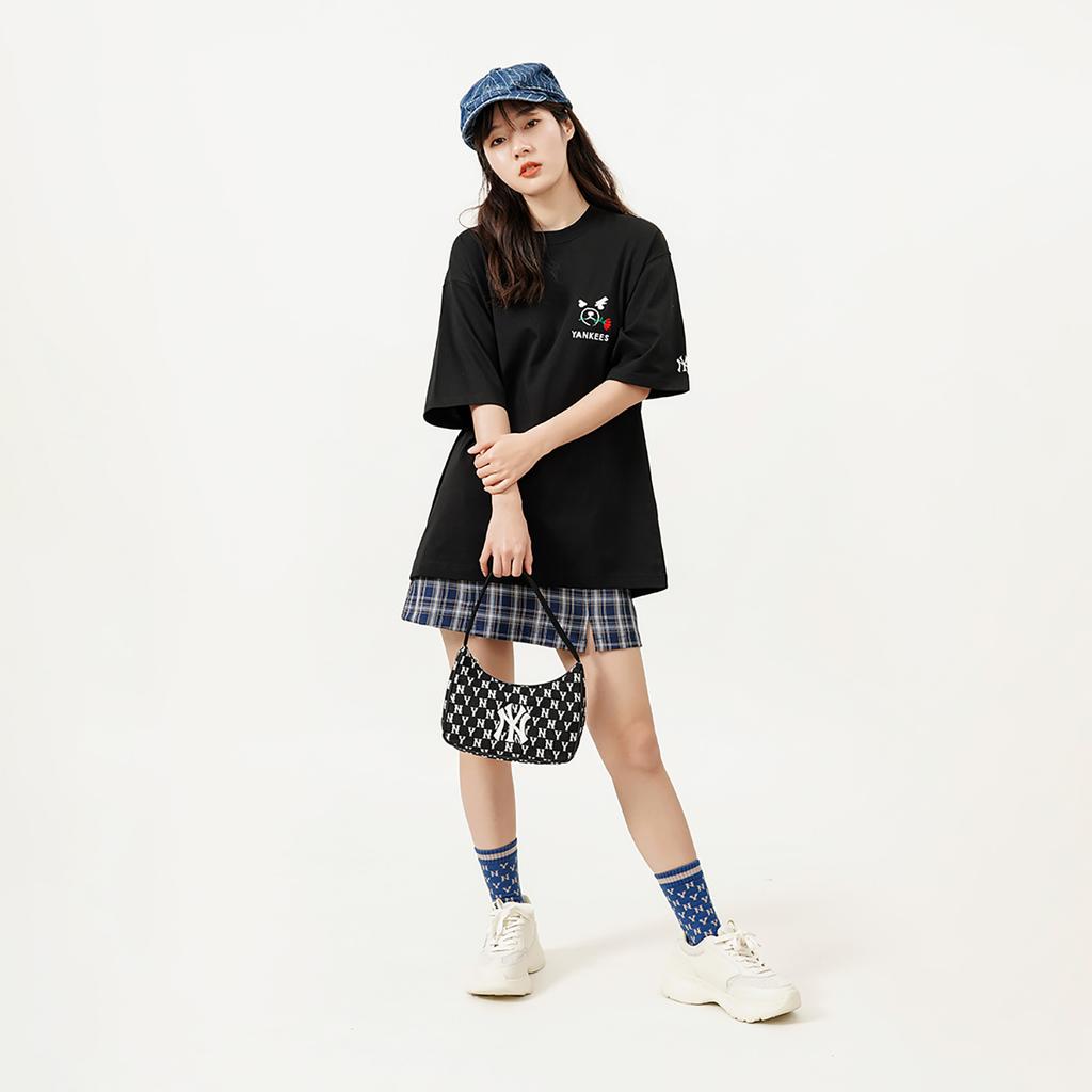 New MLB Mega Bear T Shirts Unisex Black 3ATSC1023-50BKS