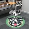 1PC Christmas Dog Office Round Area Rug,  Mat Suitable ForOffice, Under Office Chairs Bedroom Living Room Home Decor, Room Deco