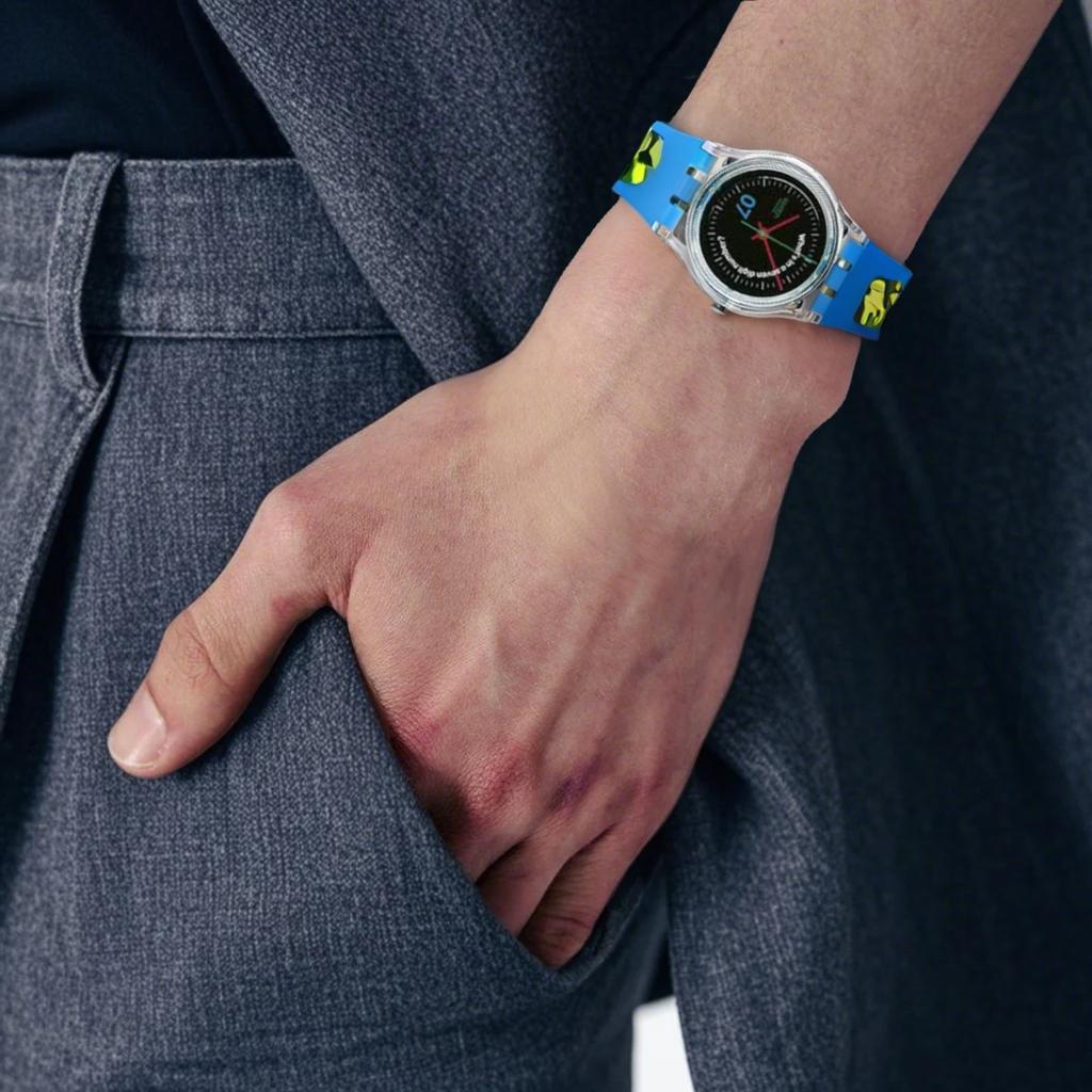 SWATCH Unisex 34mm Black Watch SKK125 SKK125