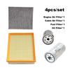 4pcs Filter Set For DFM Dongfeng Rich 6 DF6 2.5T-Diesel 2018 2019 2020 ZD25T5 Engine Oil Air Filter Kit Pickup Parts Accessories