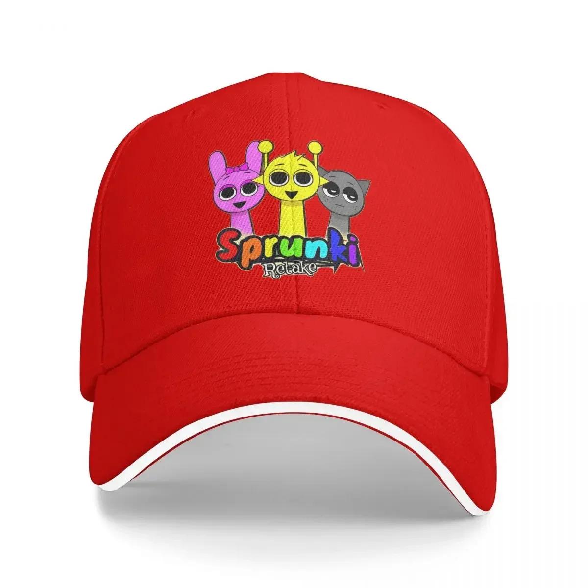 

Sprunki Baseball Caps Accessories Retro Casquette For Unisex Women Golf Headewear Adjutable