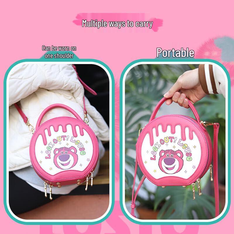 Disney Strawberry Bear Gift Box Crossbody Bag