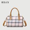 Fashion Large-Capacity Checkered Female Bag Preppy Style Class Commuter