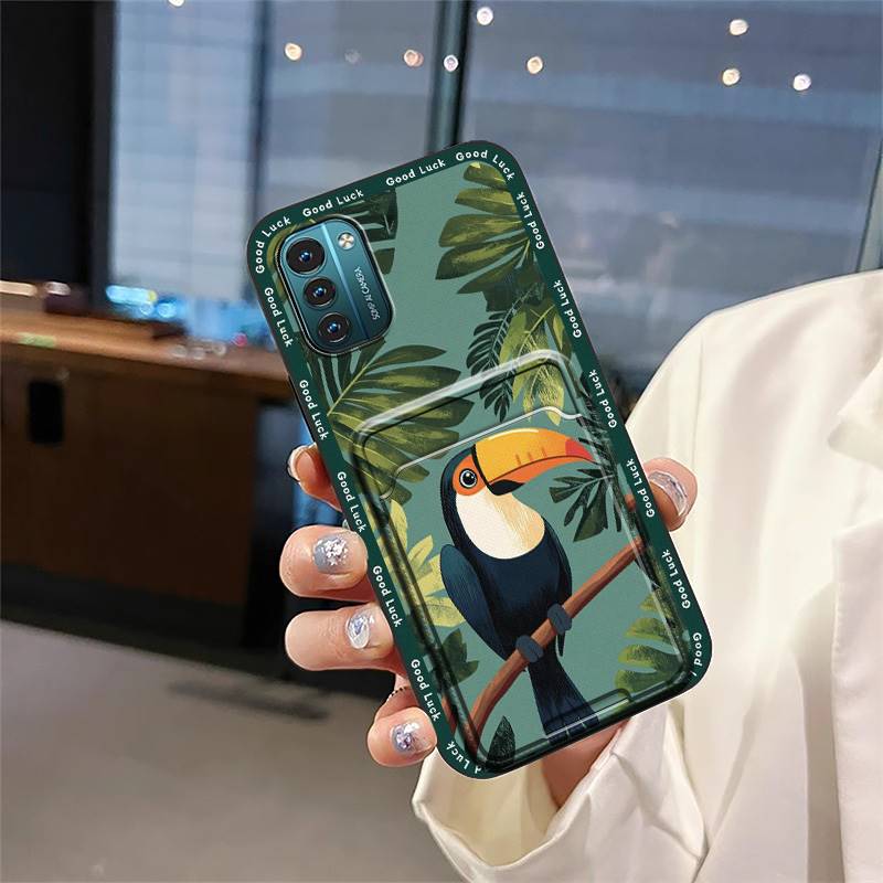 Silicone Anti-dust Phone Case For Nokia G11/G21 Cute Waterproof Protective Card Bag Shockproof Cartoon TPU Soft Case