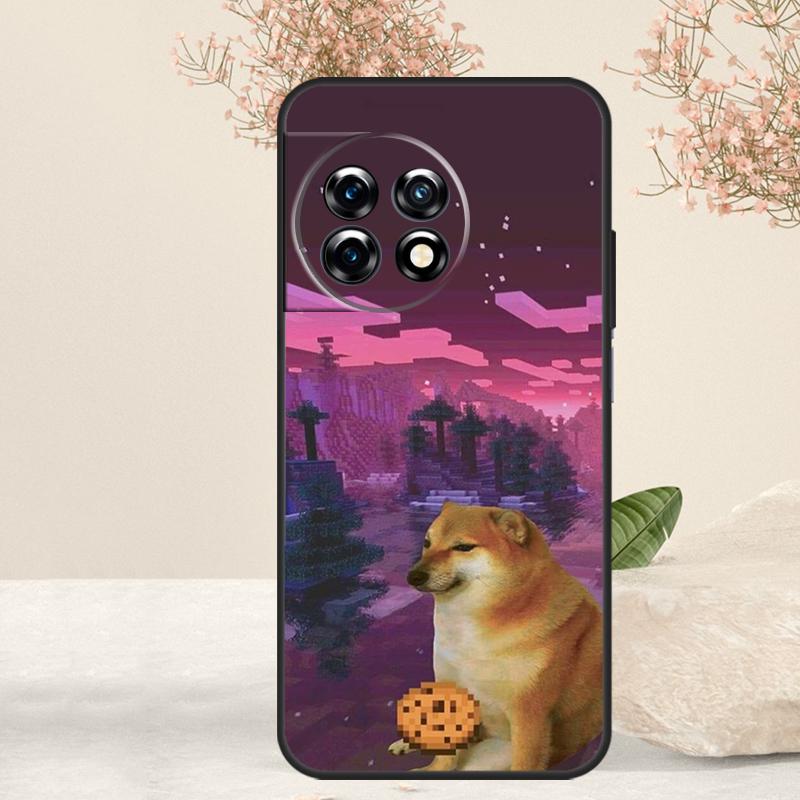 Funny Cheems Doge Case For OnePlus 15 R 13 13T 13R 12 12R 11 10T 8T 9 10 Pro Nord 5 CE 4 2 3 Lite N20 N30 Cover