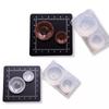 Practical Pendant Molds Plate/Bowl Shape Handmade Ornament Moulds Silicone Texture for Clay Wax and Resin Crafting