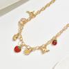 Fashion Versatile Multi Element Alloy Fruit Daisy Necklace For Women
