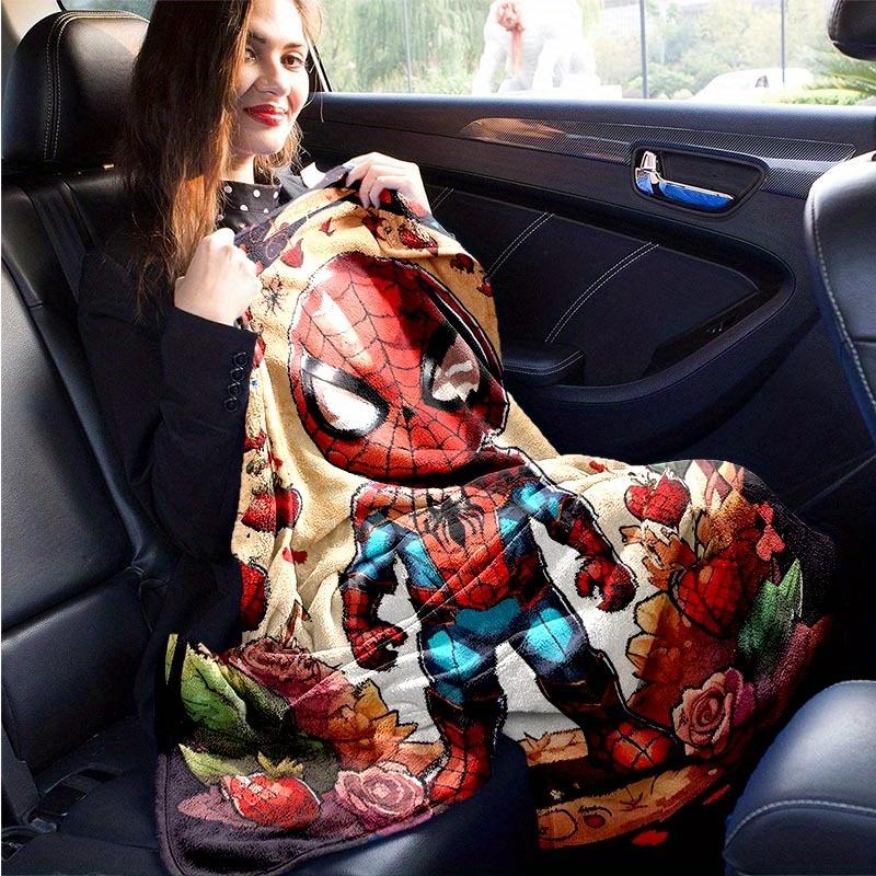 1pc Spider-man Printing Blanket - Soft, All-Season Throw for Living Room, Bedroom,Personalized Gift with Adorable Cartoon Design