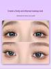 Mengjie Shangpin Glue-Free Natural False Eyelashes - Self-Adhesive, Beginner-Friendly, Photogenic Clumps, Large Capacity.