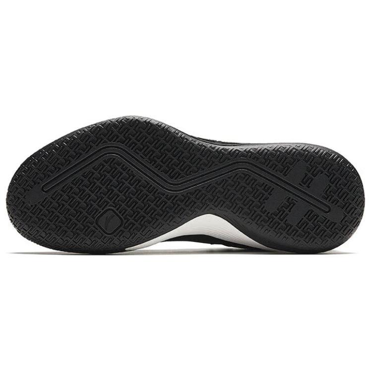 new Anta Speedy 3 Durable Breathable Mid Top Basketball Shoes Men's Black