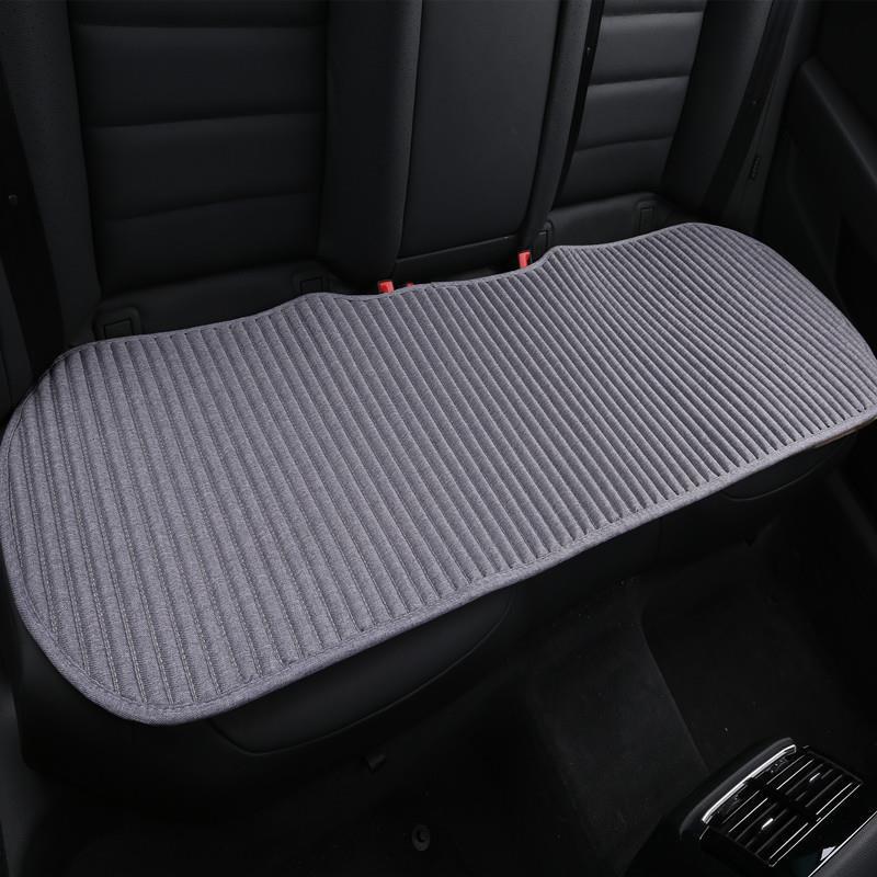 

Універсальна лляна подушка на заднє сидіння автомобіля - Односекційна, Чотири сезони, Без спинки Default