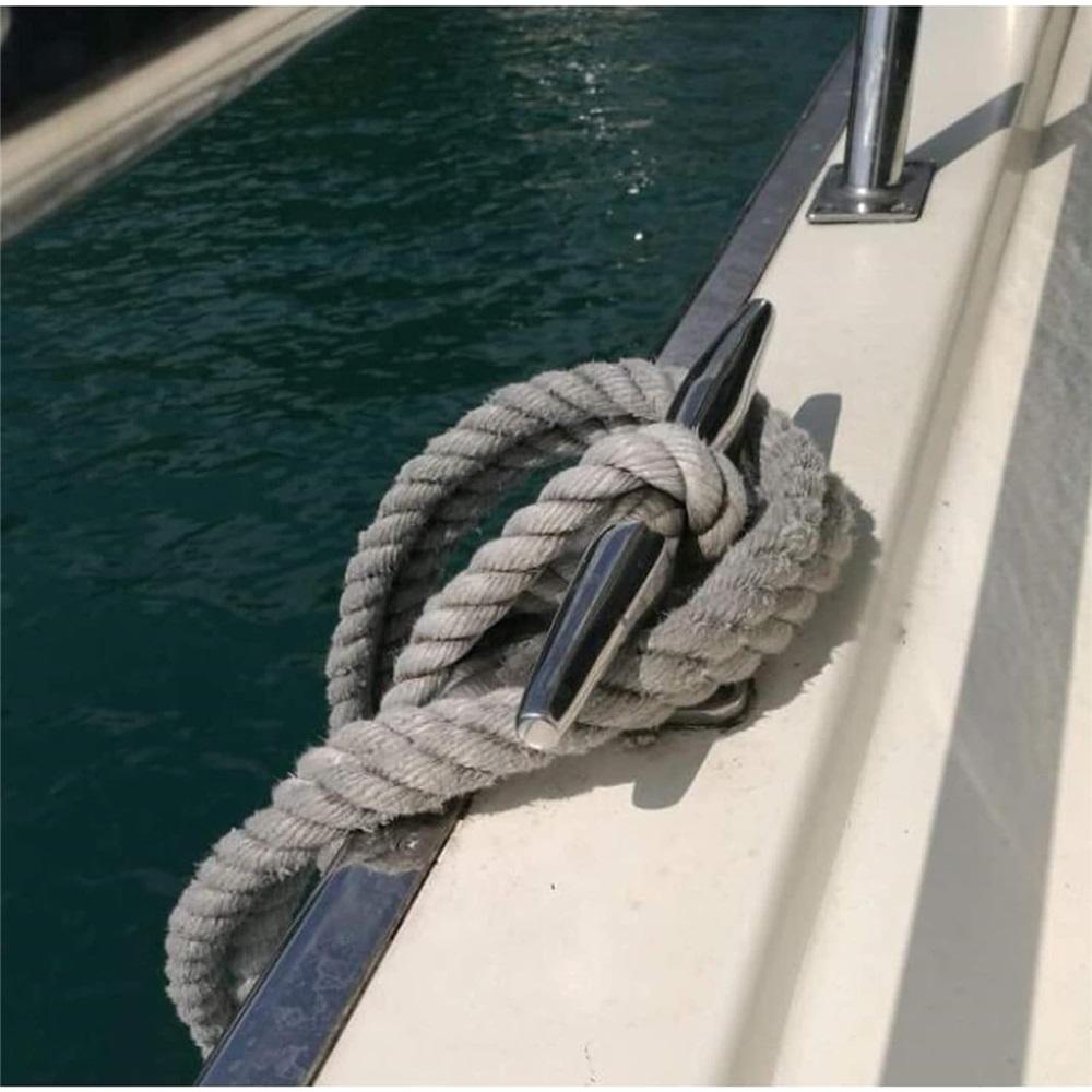 Bootsklampe, Edelstahl 316, offene Basis, Bootsstegklampen, 10,2 cm