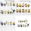 Minions Pvc Keychain Cake Decor Accessory With Cartoon Character Design For Kids And Teens