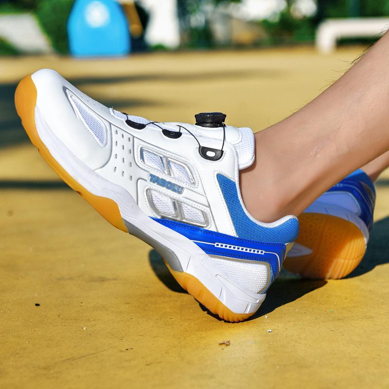 Spring and Summer New Badminton Shoes Beef Tendon Sole Volleyball Shoes Male and Female Students Sports Shoes Table Tennis Shoes