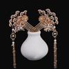 Xiuhe Jewelry Bride Accessories Earrings Set Pearl Chinese Hair Stick Headdress Hairpin Hair Comb