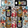 Phone Case for iPhone 17 15 16 Plus Xiaomi Poco X7 X6 F8 F7 M8 C85 C75 Redmi Note 14 12 11 13 Pro Max A4 14C 13C 15C Coque Nami One Pieces Luffy Cover