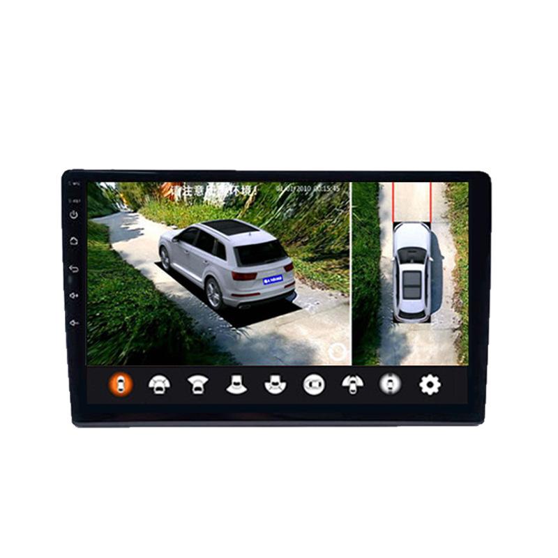 360° HD Dashcam with 3D Reversing Assist, Four-Lens Universal Car Camera