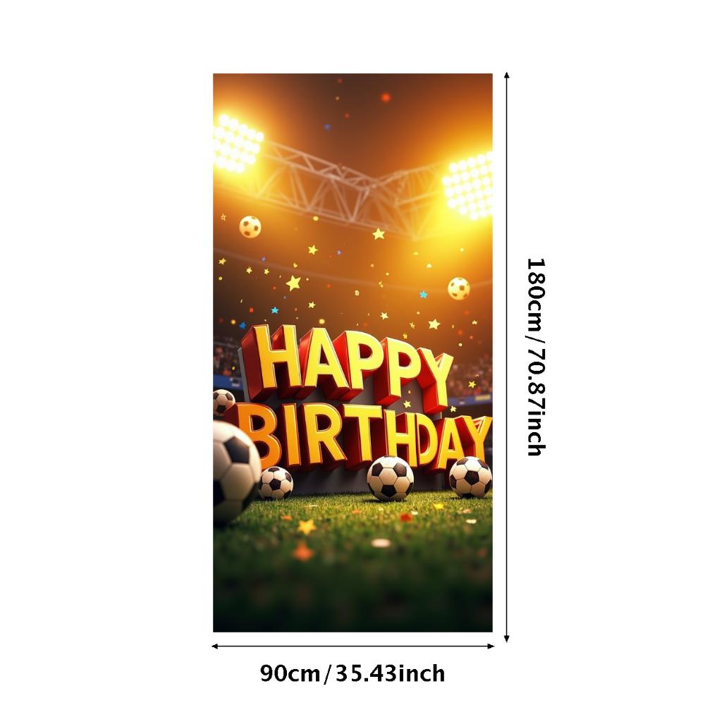 Waterproof Sports Decor Celebration Decor Theme Banner For Celebration Gathering Indoor