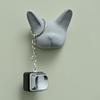 French Bulldog Wall Hook 3D Bulldog Head Coat Hook Decorative Key Hanger Wall Mounted Dog Hook for Entrance Bedroom