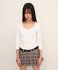 Kyuliti C 90S Line V-Neck T-Shirt_White