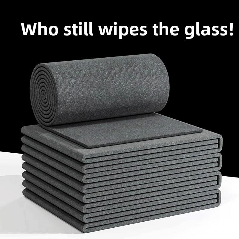 Magická utěrka na čištění oken - Extra silná, nezanechávající šmouhy, bez vodoznaků, domácí savá utěrka