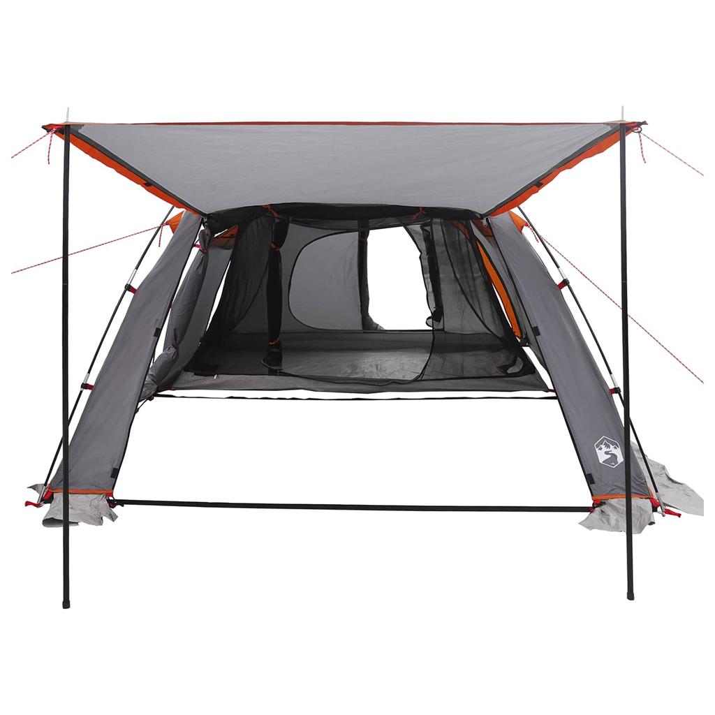 Tunnel Tent Gray and Orange 361 x 235 x 147 cm
