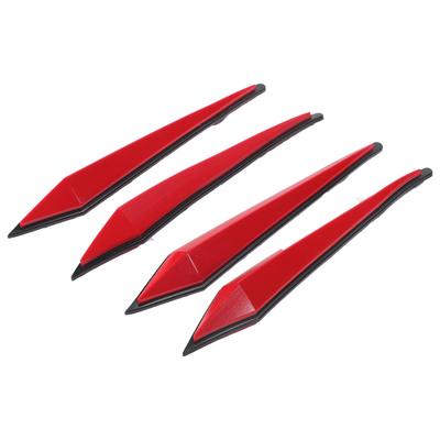 Hihaha Car Rearview Mirror Guard Door Guard Protector for Car RV Truck Pickup Exterior Door Bumper Protector Anti-Scratch 4pcs Red