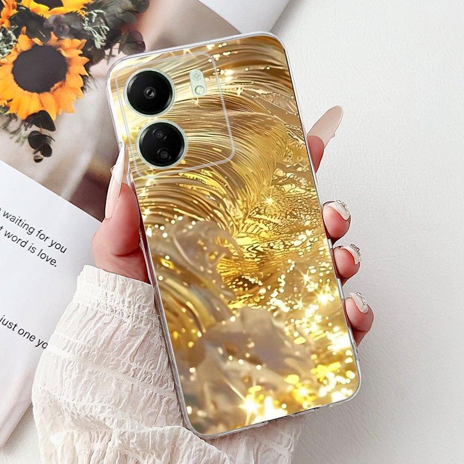 For Xiaomi Poco C65 Case Poco C75 Cover Fashion Butterfly Soft Silicone Capa Phone Back Cover For Xiomi Poco C65 C75 C 65 Bumper