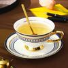 British style European ceramic bone china coffee cup and saucer set, premium British afternoon tea set, tea cup gift box