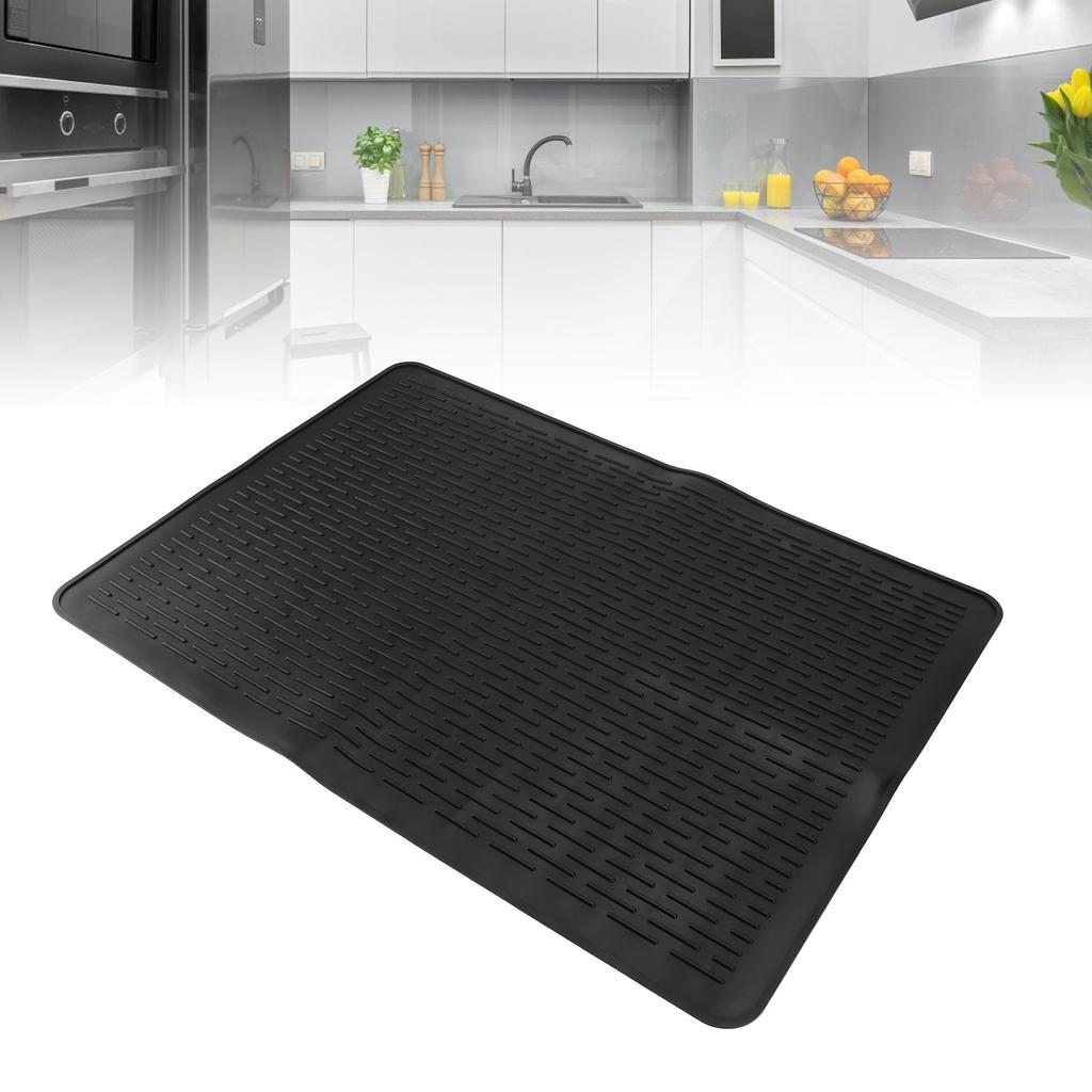 Stove Top Cover for Electric Stove Anti Slip Silicone Stove Mat Glass Cooktop Protector Dish Drying