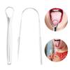2 Stainless Steel Tongue Tounge Cleaner Scraper Dental Care Hygiene Oral Mouth
