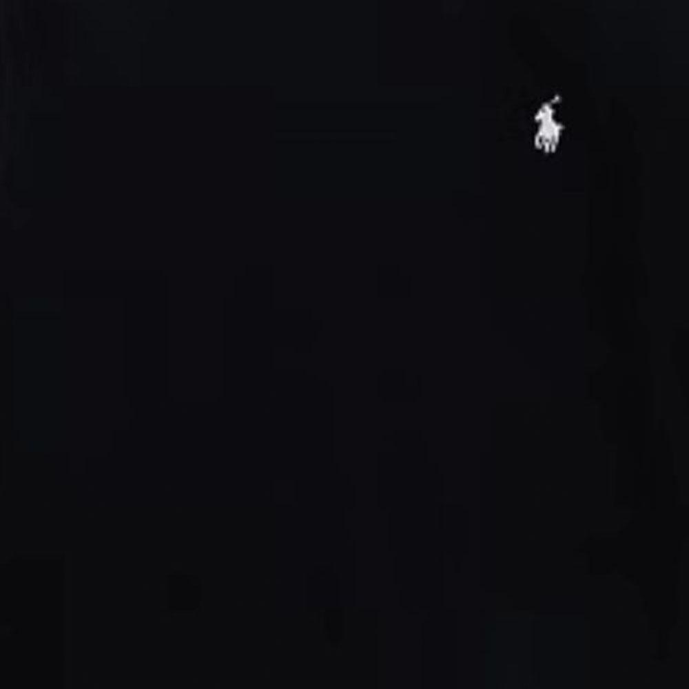 Polo Ralph Lauren Sweatshirt FW24 Solid Color Small Pony Embroidery Crew Neck Pullover Long Sleeve Kids Sweatshirts Black 313844839-013