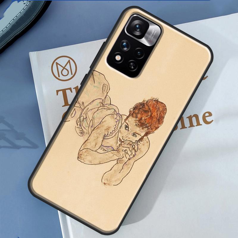 Egon Schiele Case For Xiaomi Redmi Note 14 13 11 9 10 12 Pro 9S 10S 11S 12S Redmi 10C 12C 13C 14C Cover
