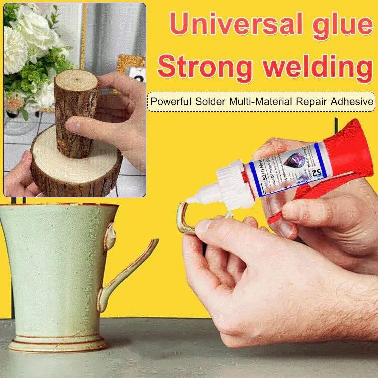 1/10Pcs Powerful Welding Repair Glue Universal Welding Adhesive Quick-drying Liquid Welding Filler for Metal Plastic Leather