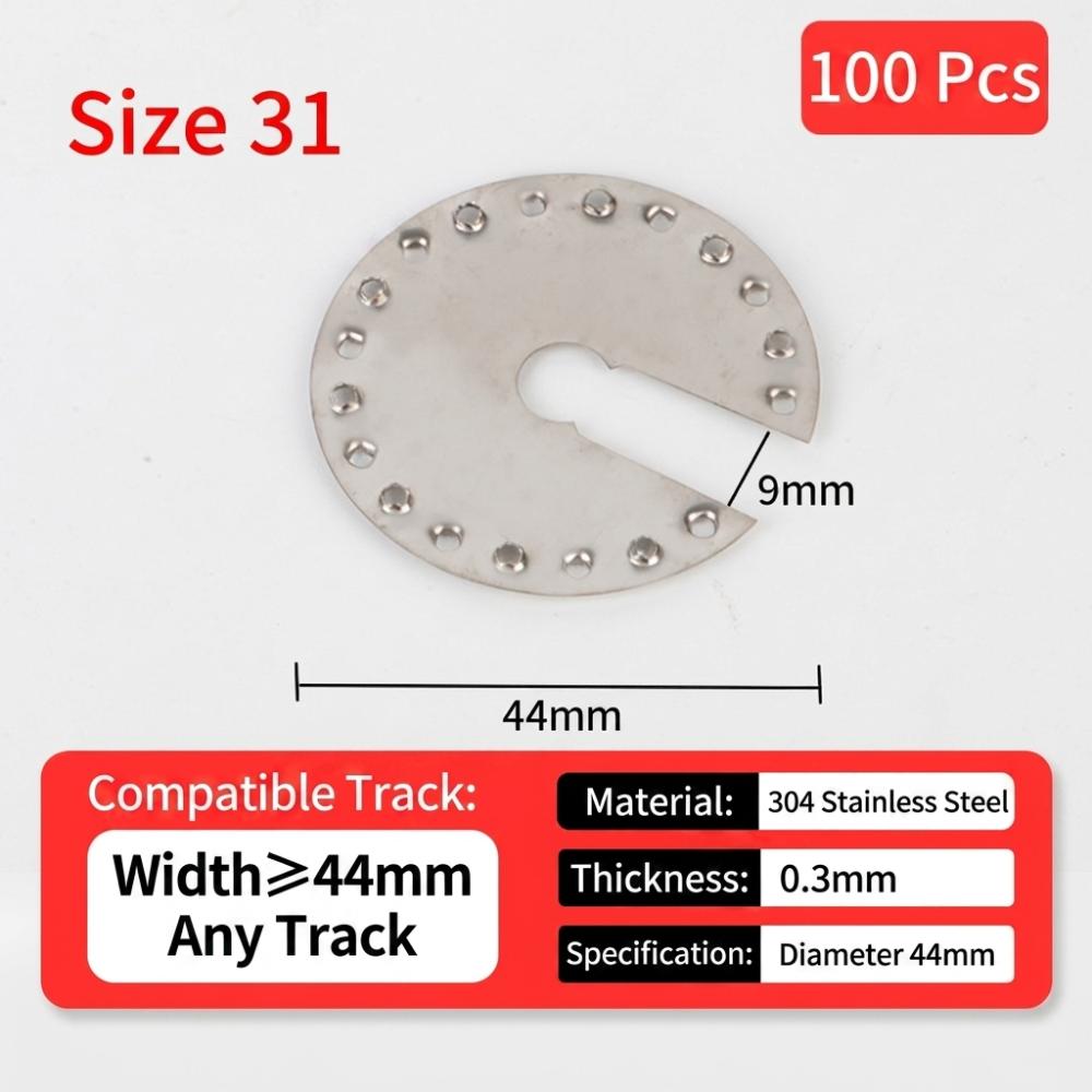 100PCS High Temperature Resistant Solar Panel Spacer Solar Grounding Clip Washer  Photovoltaic