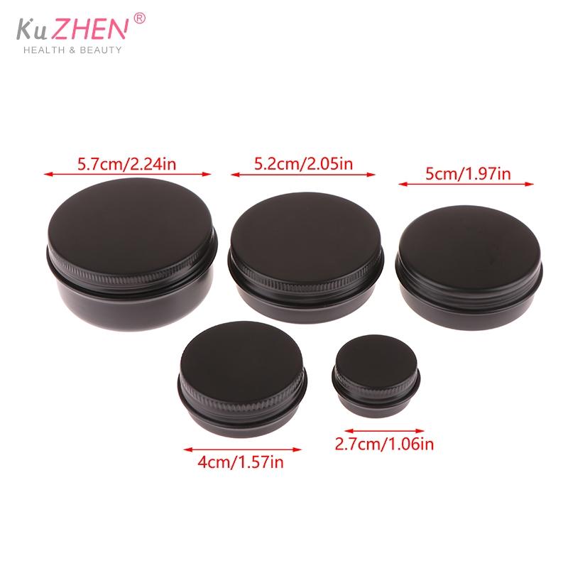 5-50ML Mini-Medikamentenbox Tragbar Schwarz Lichtdicht Tragbare Aluminiumlegierung Lebensmittelverpackung Versiegelte Kleine Box Rostet Nicht