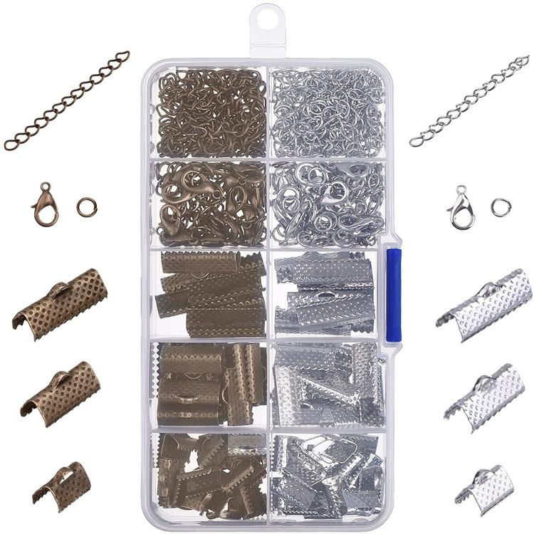 Horse Buckle, Lobster Buckle, Opening Ring, Extension Chain Diy Jewelry Accessories Combination Set, Rope Fixing Clip Buckle