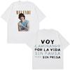 Rapper Melendi Tour 2026 Print Tshirt Unisex Unisex Fashion Tshirt Short Sleeve Casual Summer 100 Cotton Oversized Loose T Shirts
